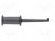 Měřicí hrot s háčkem  s háčkem  3A  150VDC  černá  2,29mm  10ks.