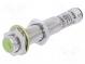 Čidlo  indukční  Dosah  0÷2mm  85÷264VAC  OUT  2-vodičový NO  M12