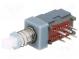 Switch  push-button  Pos  2  DPDT  0.1A/30VDC  ON-ON  100MΩ  THT