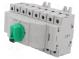 F&F PSR-463 Přepínač síť-agregát  Polohy  4  415VAC  63A  IP20  Stabilizovaný pól  3