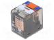 Relé  elektromagnetické  4PDT  Ucívky 48VDC  6A/250VAC  6A/30VDC