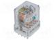 Relé  elektromagnetické  4PDT  Ucívky 24VDC  10A/250VAC  10A  430Ω