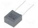 Kondenzátor  polypropylénový  X2  470nF  15mm  ±20%  19x11x19mm