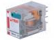 Relé  elektromagnetické  4PDT  Ucívky 12VDC  6A/250VAC  6A/24VDC