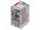 Relé  elektromagnetické  4PDT  Ucívky 60VDC  6A/250VAC  6A/24VDC