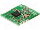Модуль  RF  868МГц  SPI  -110дБм  1,8÷3,6ВDC  10дБм  SMD  15x18мм