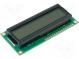 Zobrazovač  LCD  alfanumerický  FSTN Positive  16x2  šedá  LED