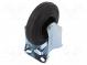 Pojezdové kolo  Ø  125mm  W  37,5mm  H  156mm  pevné  Dyn.zat  1,1kN