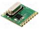 Модуль  RF  приемник FM  FSK,GFSK,OOK  433,92МГц  4-wire SPI  SMD