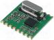 Module  RF  FM transmitter  FSK  433.92MHz  SPI  1.8÷3.6VDC  13dBm