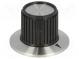 Knoflík  s límcem  plast  Pr.hříd  6,35mm  Ø22,7x23mm