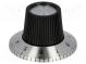 Knoflík  s límcem  plast  Pr.hříd  6,35mm  Ø15x18,1mm