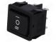 ROCKER  DP3T  Пол  3  ON-OFF-ON  6A/250ВAC  черный  нет  50мОм