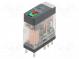 Relay  electromagnetic  DPDT  Ucoil  120VAC  5A  5A/250VAC  socket