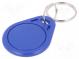 Брелок RFID  ISO/IEC14443-3-A  синий  13,56МГц  Мат-л  пластик