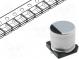 Kondenzátor  elektrolytický  SMD  1uF  50VDC  Ø4x5,3mm  ±20%  2000h