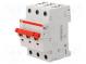 Izolační odpínač  Póly  3  DIN  63A  400VAC  SD200  IP20  -25÷55°C