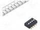 Переключатель  DIP-SWITCH  Кол-во секций  4  OFF-ON  0,025A/24ВDC