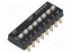 Přepínač  DIP-SWITCH  Počet sekcí  8  ON-OFF  0,025A/24VDC  pol  8
