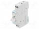 HAGER SFB116 Modul  páčkový spínač  Póly  1  230VAC  16A  IP20  DIN  Stab.pol  3