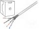 Vodič  S/FTP  6  lanko  CCA  4x2x27AWG  PVC  šedá  305m  Økab  6,3mm