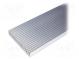Chladič  lisovaný  žebrovaný  přírodní  L 1000mm  W 130mm  H 25mm