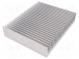 Chladič  lisovaný  žebrovaný  přírodní  L 200mm  W 250mm  H 50mm