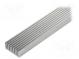 Chladič  lisovaný  žebrovaný  přírodní  L 1000mm  W 33mm  H 14mm