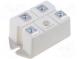 Třífázový usměrňovací můstek  Urmax 1,2kV  If 60A  Ifsm 500A