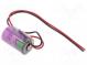 Baterie  lithiové (LTC)  3,6V  1/2AA  900mAh  Ø14,7x25,2mm  vodiče