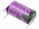Baterie  lithiové (LTC)  3,6V  1/2AA,1/2R6  1100mAh  nenabíjecí