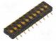 Přepínač  DIP-SWITCH  OFF-ON  0,1A/50VDC  pol  2  -40÷105°C  SMD