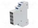 Modul  indikátor napětí  3x80÷500VAC  IP20  DIN  Zobrazovač  LED