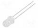 LED  5mm  žlutá  1000mcd  30°  20mA  2,1÷2,5V  Čelo  vypouklé  105mW