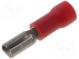 Faston  plochý  2,8mm  0,8mm  zásuvka  0,5÷1mm2  krimpovací