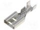 Faston  plochý  4,8mm  0,8mm  zásuvka  0,5÷1mm2  krimpovací