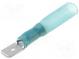 Faston  plochý  6,3mm  0,8mm  kolík  1,5÷2,5mm2  krimpovací  modrá