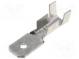 Faston  plochý  6,3mm  0,8mm  kolík  1,5÷2,5mm2  krimpovací