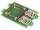 Считыватель RFID  антенна  76x49x14мм  I2C,RS232,USB,serial