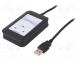 Считыватель RFID  антенна  88x56x18мм  GPIO,USB  4,3÷5,5В  120мА