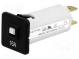 Jistič  240VAC  48VDC  16A  SPST  Póly  1  na panel,SNAP-IN  Ø16mm