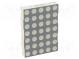 Zobrazovač  LED  matice  5x7  červená  4,7-12mcd  anoda  53x37,65mm