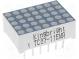 Zobrazovač  LED  matice  5x7  červená  3-8mcd  katoda  17,78x12,7mm