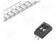 Přepínač  DIP-SWITCH  Počet sekcí  2  OFF-ON  0,025A/24VDC  pol  2