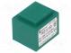 Трансформатор  залитый  2,1ВА  230ВAC  12В  175мА  PCB  IP00  100г