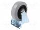 Pojezdové kolo  Ø  160mm  W  50mm  H  195mm  pevné  350kg  pryž  POGES