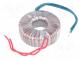 Transformátor  toroidní  100VA  230VAC  15V  6,66A  1,1kg  Ø  97mm