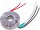 Transformátor  toroidní  100VA  230VAC  12V  12V  4,16A  4,16A  IP00