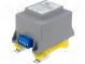 Transformátor  síťový  30VA  230VAC  9V  9V  1,67A  1,67A  DIN  700g