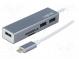 Hub USB  SD,SD Micro,USB A zásuvka,USB C vidlice  USB 3.1